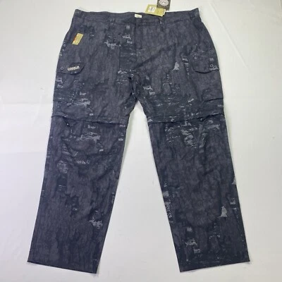 Pantalones de Carga Magellan Para Hombres 3XL 46-48 Realtree Madera Negra Convertible Camuflados Foto 1 de 4