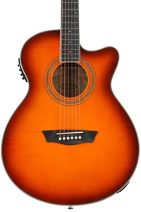Washburn Festival EA15 Mini Jumbo Cutaway, Acoustic Electric Guitar - EA15ITB-A - Picture 1 of 7