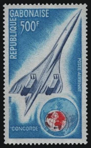 Gabun 1975 - Mi-Nr. 576 ** - MNH - Flugzeuge / Airplanes - Concorde - Picture 1 of 1