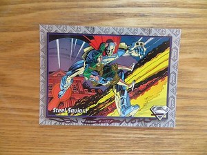 1993 SKYBOX DC THE RETURN OF SUPERMAN CARD # 16 SIGNED JON BOGDANOVE, WITH POA