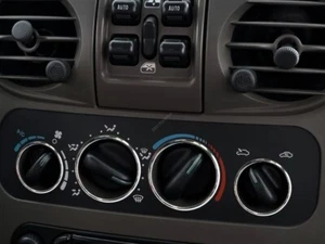Per Chrysler Pt 00-06 Cruiser Anillos del panel de control de aluminio pulido x4 - Foto 1 di 11