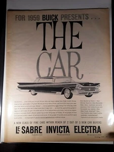 Original 1959 Magazine Ad "The Car" - Picture 1 of 1