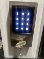 Baldwin 8225.ZW Touchscreen Minneapolis Z-Wave Deadbolt - Nickel w/2 Keys