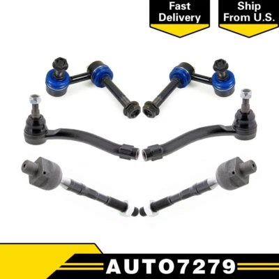 6x Kit de enlace de barra estabilizadora delantera extremo de barra de amarre interior exterior para Infiniti G37 Foto 1 de 4