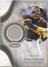 2021 Topps Tier One Legend Relics #T1LRTG Tony Gwynn Jersey /199