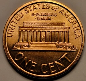 1992 Lincoln Memorial Penny/cent Double Die REVERSE BU, 1992P-1DR-001 | CLASS 2 - Picture 1 of 8