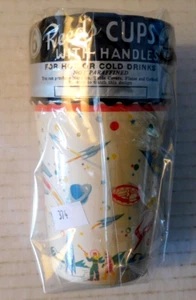 Space Patrol Party Pappbecher (6 Tassen) versiegelte Verpackung - Bild 1 von 3