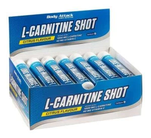 Body Attack L-Carnitine Shot – 20 x 25 ml Ampullen, Citrus (5,78 EUR/100 ml) - Bild 1 von 1