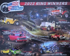 2023 National Tractor Pulling Championships '22 Ring Winners PRI Show Hero Card - Picture 1 of 2