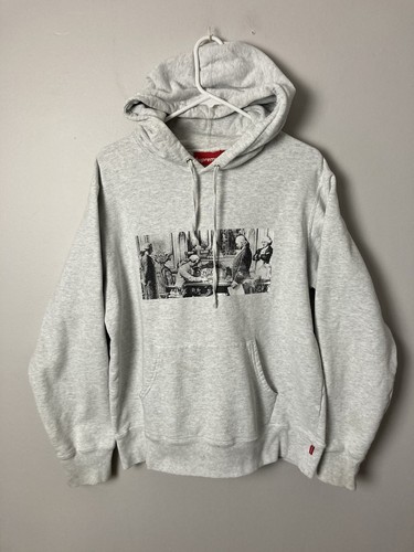 Felpa con cappuccio Supreme Mike Kelley Franklin Declaration uomo M grigia Canada