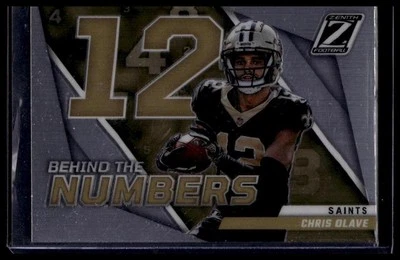 2022 Zenith #BN-CO Chris Olave Behind the Numbers - Image 1 of 2