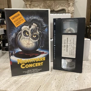 Nightmare Concert German Austria (PAL) VHS Tape Used Lucio Fulci Horror - Picture 1 of 4