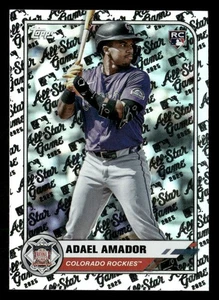 2025 Topps All Star Logo - Adael Amador Silver Rainbow Foil #52 Rockies - Picture 1 of 2