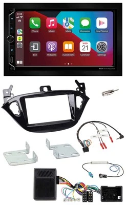 ESX 2DIN DAB USB Lenkrad Bluetooth Autoradio für Opel Adam ab 2013 Corsa E - Bild 1 von 4