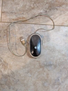 Apple Oryginalna przewodowa mysz USB Pro OEM do komputerów Mac przezroczysta / czarna M5769 Testowana - Zdjęcie 1 z 4