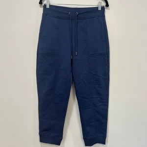 Pantalones deportivos Banana Republic para mujer pequeños nuevos con etiquetas $79,50 azul marino jogger salón algodón - Imagen 1 de 8