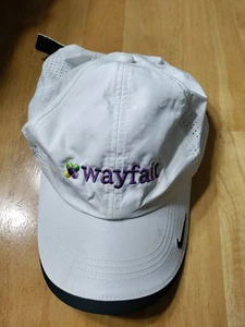 Nike Heritage 86 Dri Fit Wayfair Bordado Blanco Gorra Atlética Manchas Ver Fotos - Imagen 1 de 9