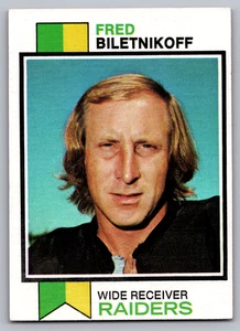 Fred Biletnikoff Raiders 1973 Topps #320 - Imagen 1 de 3