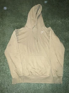 Gymshark Men's Hoodie Sweatshirt Olive Green Size Medium - Picture 1 of 8