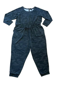 TORRID dunkelgrauer Camouflage-Frottee-Overall – Damengröße 3X - Bild 1 von 10