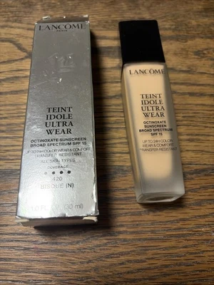 Lancome Teint Idole Ultra Wear Foundation SPF15 #420 BISQUE ( N ) Exp 03/24 - Image 1 of 2