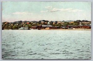 View of Geneva NY, New York from Seneca Lake July 6th 1909 - Picture 1 of 2