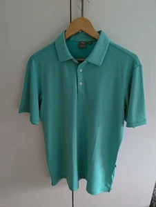 Green Ping Sensor Cool Golf Polo Shirt. Size Large. - Picture 1 of 3