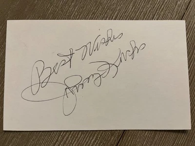 Johnny Kucks signed baseball card and Index Card - Image 1 of 4