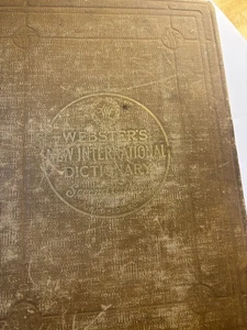 Websters New International Dictionary (Second Edition) 1947 - Picture 1 of 20