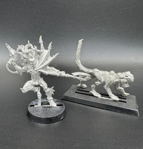 Beastmaster Warpbestie Dark Eldar Drukhari Metall - Warhammer 40K - Picture 1 of 3