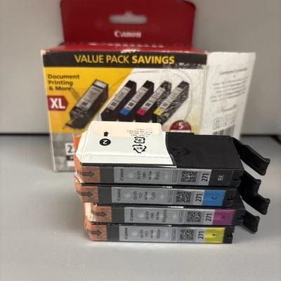 Картридж Canon CLI-271 — ценная упаковка — голубой, черный, желтый, пурпурный ЧИТАЙТЕ - Изображение 1 из 3