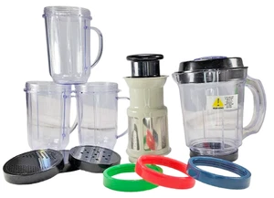 Magic Bullet MB1001 Juicer Extractor Pitcher with Plunger Sprinkle Lids and Cups - Picture 1 of 17