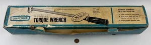 Vintage Sears Craftsman Torque Wrench 1/2" 944641 in Orig. Box Std & Metric - Picture 1 of 10