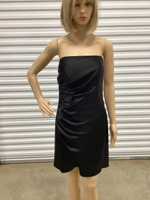 A.B.S. Mini Vestido de Noche Allen Schwartz Pequeño Negro Talla 10 Nuevo Foto 1 de 4