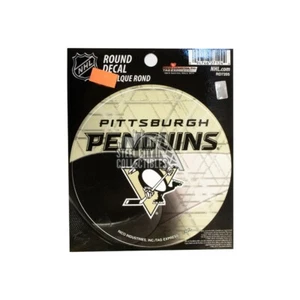Pittsburgh Penguins Round Logo Decal 4.5" - Picture 1 of 1