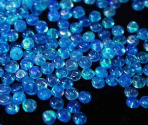 10 Stck. Natürliche Multi Flash Äthiopische Opal Perlen 4 bis 5 mm Welo Feueropal Stein - Bild 1 von 1