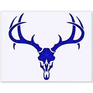 Buck Head Deer Hunting Skull Stencil – Antlers, Wildlife, Outdoors, Rustic Art - Picture 1 of 4