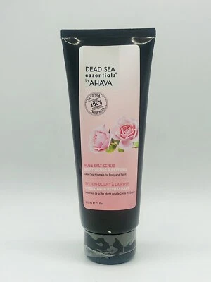 AHAVA Dead Sea Essentials ROSE SALT SCRUB Moisturizing & Reviving 7.5 oz Sealed - Image 1 of 3