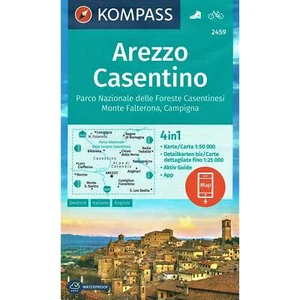 Italy Arezzo Casentino (Foreste Casentino) Kompass map 2459 hiking cycling - Picture 1 of 4
