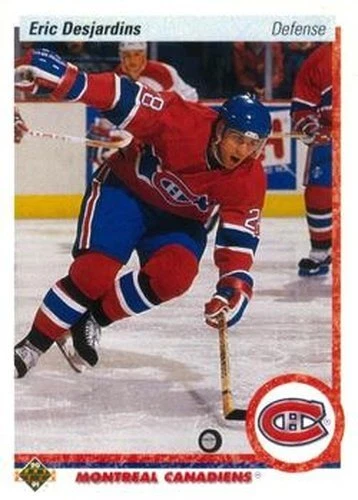 #428 Eric Desjardins - Montreal Canadiens - 1990-91 Upper Deck Hockey - Image 1 of 1