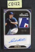 2023 Panini Chronicles Studio - OWEN WHITE - SSP RC RPA Patch/Auto /25 (C8122