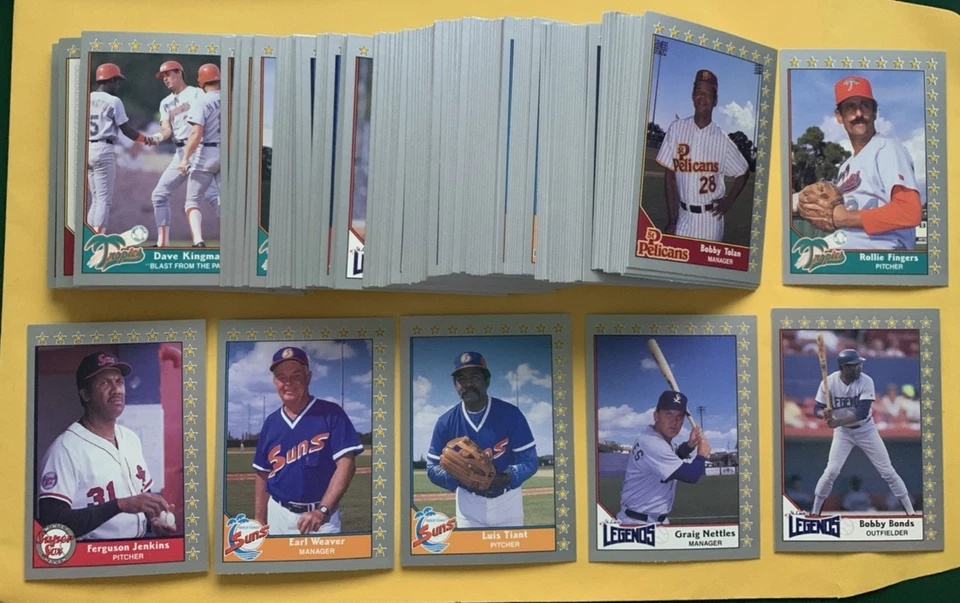 1990 Pacific Senior League SET BREAK singles - stars, commons, Hall of Famers - Image 1 of 1