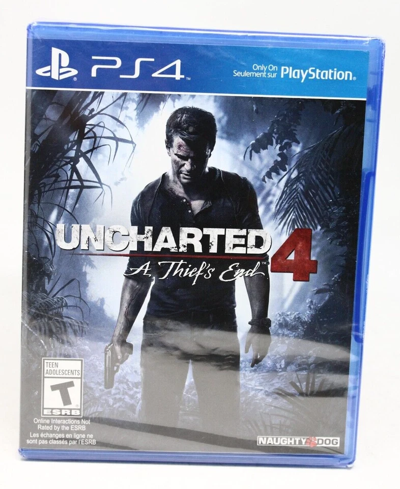 Uncharted 4 A Thiefs End (PlayStation 4, PS4) 1st Blue print - New sealed. - Image 1 of 3