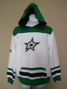 New Minor Flaw Dallas Stars Youth Size M Medium White Majestic Hoodie - Picture 1 of 4