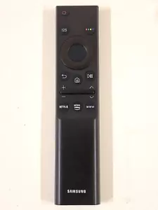 GENUINE Samsung BN59-01358D Smart LCD TV Remote Control 2021 NETFLIX UE43AU7100U - Picture 1 of 4