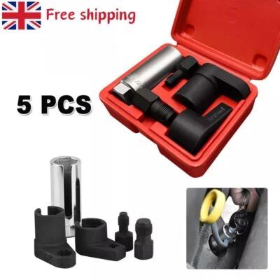 5 PC 22mm Lambda Oxygen Sensor Socket Set Chasers Kit Thread Remove Tool Set New - Image 1 of 4