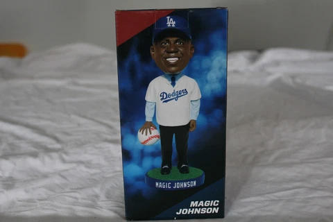 MLB Los Angeles Dodgers Magic Johnson (2013) Bobblehead Cover