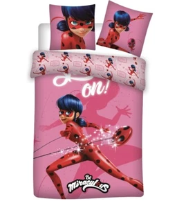 Miraculous Ladybug  Bettwäsche Set 140x200cm Kissen 65x65cm 100%Baumwolle  - Bild 1 von 1