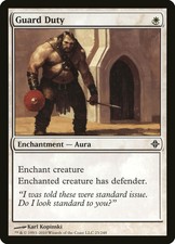 1x FOIL Guard Duty ROE MTG Magic No023 English NM/UNPLAY common C card x1