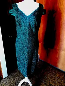Tadashi shoji knee length cocktail dress. 2024 style - Picture 1 of 6